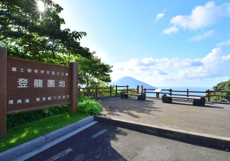登龍峠の展望 