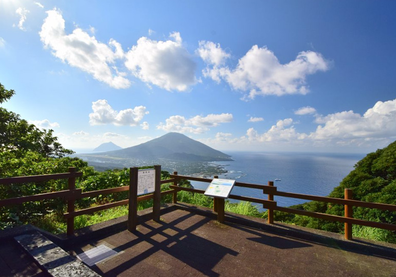 登龍峠の展望 